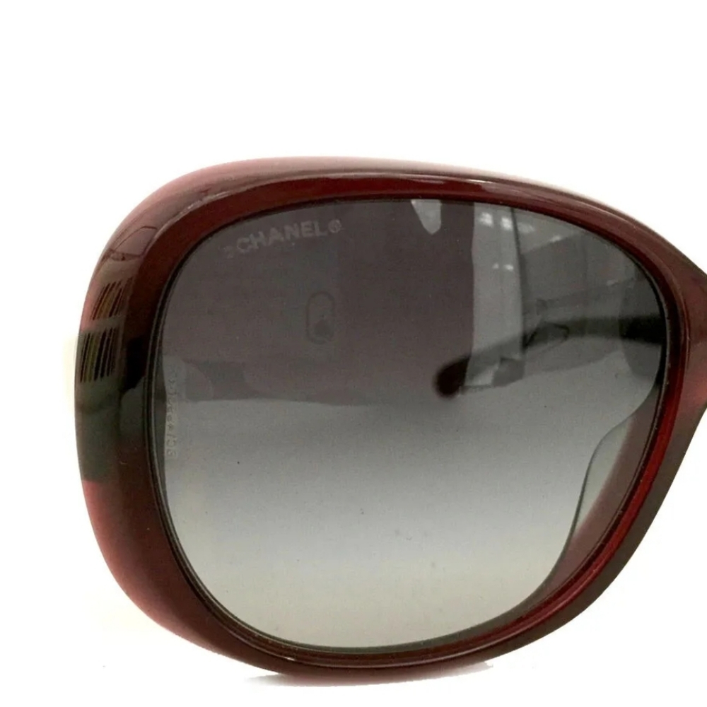 CHANEL CAMELLIA BORDEAUX BC14996047 SUNGLASSES/1A2570 - Picture 5 of 16